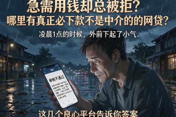 急需用钱却总被拒？哪里有真正必下款不是中介的的网贷？这几个良心平台告诉你答案