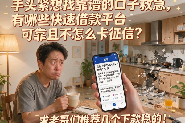 手头紧想找靠谱的口子救急，有哪些快速借款平台可靠且不怎么卡征信？求老哥们推荐几个下款稳的！