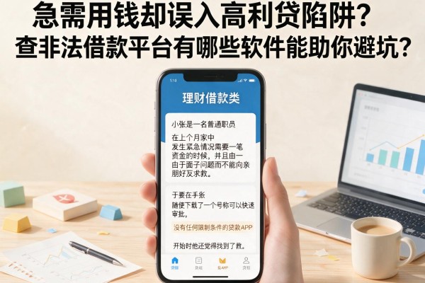 急需用钱却误入高利贷陷阱？查非法借款平台有哪些软件能助你避坑？