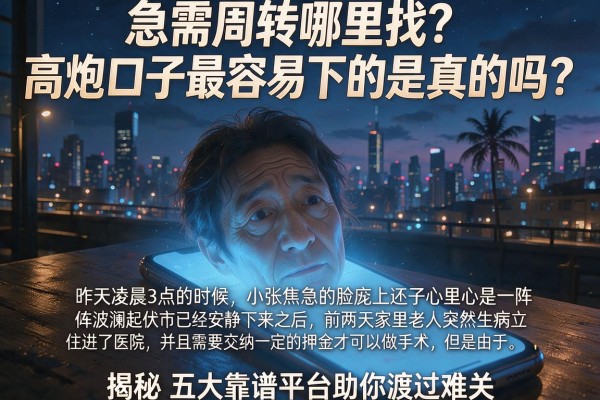 急需周转哪里找？高炮口子最容易下的是真的吗？揭秘五大靠谱平台助你渡过难关