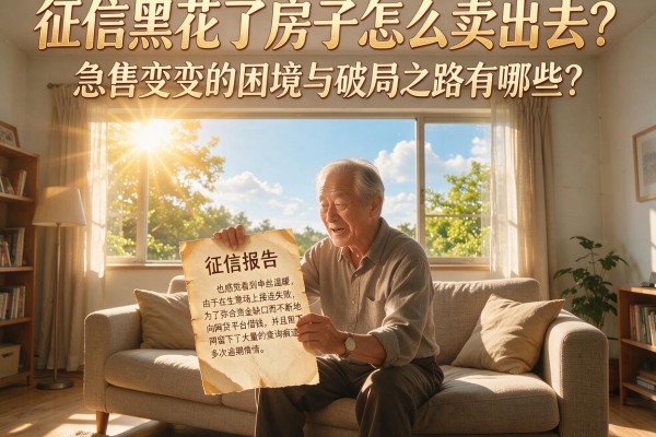 征信黑花了房子怎么卖出去？急售变现的困境与破局之路有哪些？