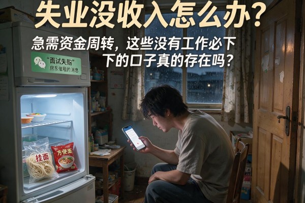 失业没收入怎么办？急需资金周转，这些没有工作必下的口子真的存在吗？