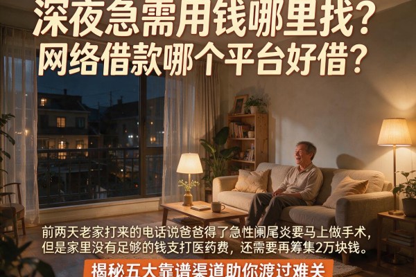 深夜急需用钱哪里找？网络借款哪个平台好借？揭秘五大靠谱渠道助你渡过难关
