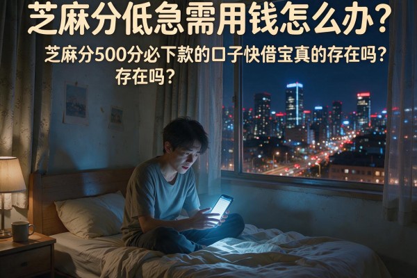 芝麻分低急需用钱怎么办？芝麻分500分必下款的口子快借宝真的存在吗？靠谱渠道大盘点