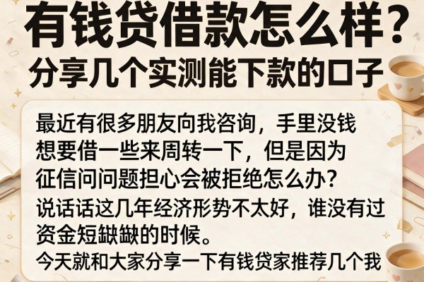 有钱贷借款怎么样，分享几个实测能下款的口子