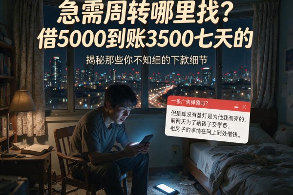 急需周转哪里找？借5000到账3500七天的联系方式真的靠谱吗？揭秘那些你不知道的下款细节