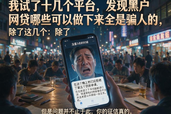 我试了十几个平台，发现黑户网贷哪些可以做下来全是骗人的，除了这几个