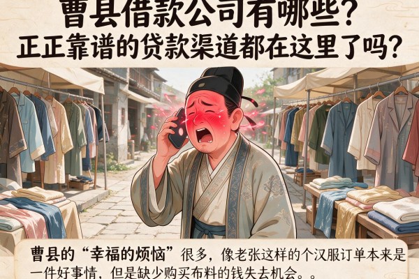 曹县借款公司有哪些？正规靠谱的贷款渠道都在这里了吗？