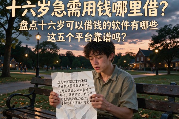 十六岁急需用钱哪里借？盘点十六岁可以借钱的软件有哪些，这五个平台靠谱吗？