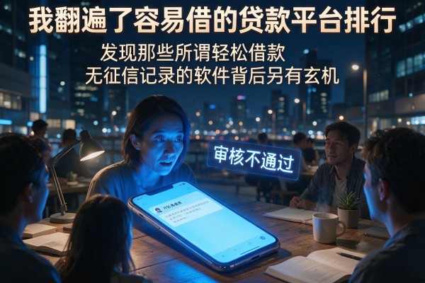 我翻遍了容易借的贷款平台排行，发现那些所谓轻松借款无征信记录的软件背后另有玄机
