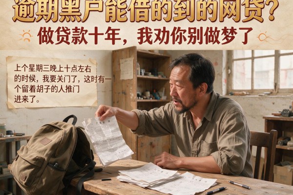 逾期黑户能借的到的网贷?做贷款十年,我劝你别做梦了