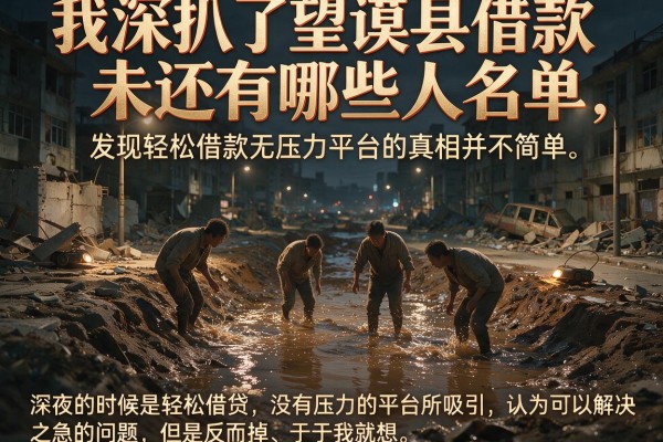 我深扒了望谟县借款未还有哪些人名单，发现轻松借款无压力平台的真相并不简单