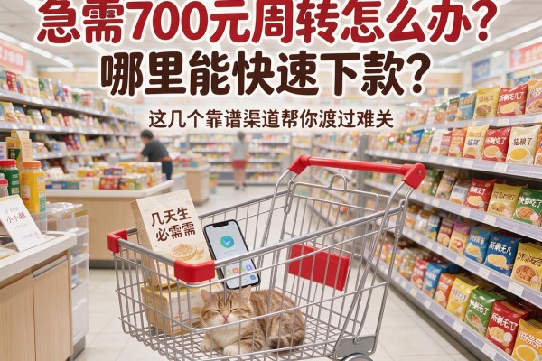 急需700元周转怎么办？哪里能快速下款？这几个靠谱渠道帮你渡过难关