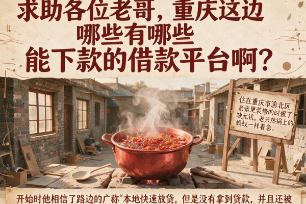 求助各位老哥，重庆这边有哪些能下款的借款平台啊？