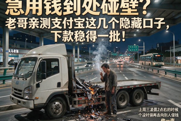 急用钱到处碰壁？老哥亲测支付宝这几个隐藏口子，下款稳得一批！