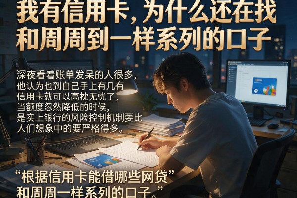 我有信用卡，为什么还在找和周周到一样系列的口子