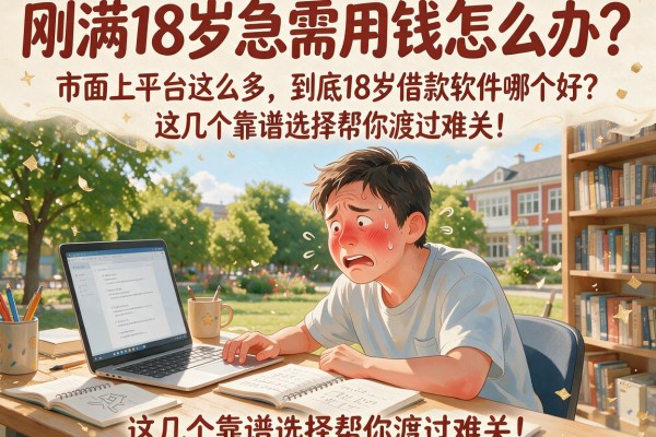 刚满18岁急需用钱怎么办？市面上平台这么多，到底18岁借款软件哪个好？这几个靠谱选择帮你渡过难关！