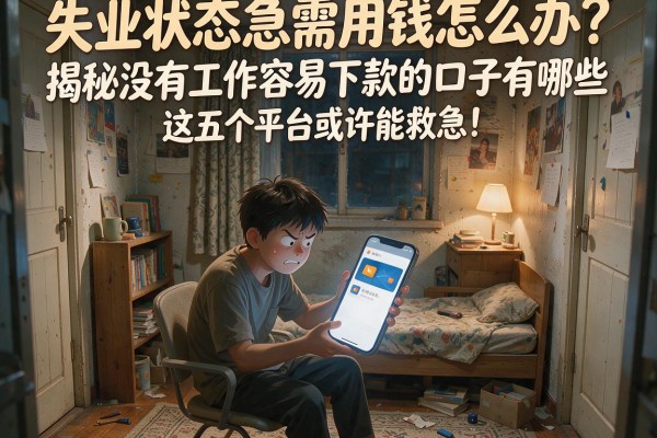 失业状态急需用钱怎么办？揭秘没有工作容易下款的口子有哪些，这五个平台或许能救急！