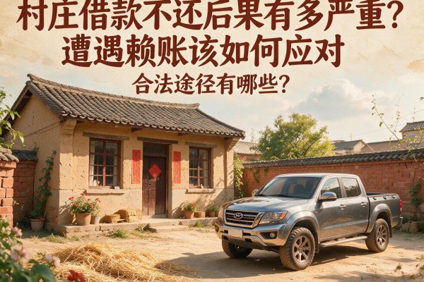 村庄借款不还后果有多严重？遭遇赖账该如何应对，合法途径有哪些？