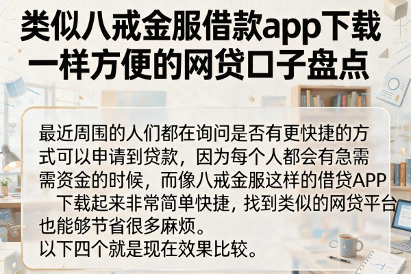 类似八戒金服借款app下载一样方便的网贷口子盘点