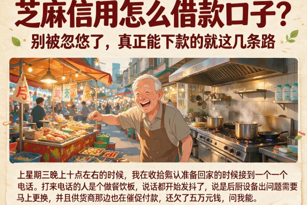 芝麻信用怎么借款口子？别被忽悠了，真正能下款的就这几条路