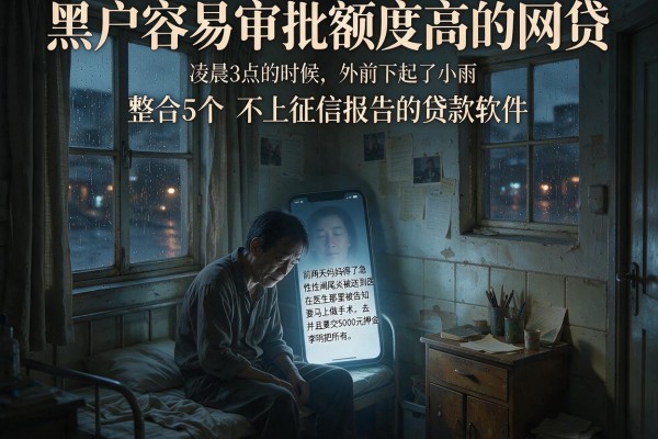 黑户容易审批额度高的网贷，整合5个不上征信报告的贷款软件