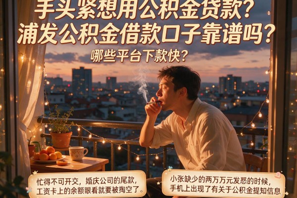 手头紧想用公积金贷款？浦发公积金借款口子靠谱吗？哪些平台下款快？