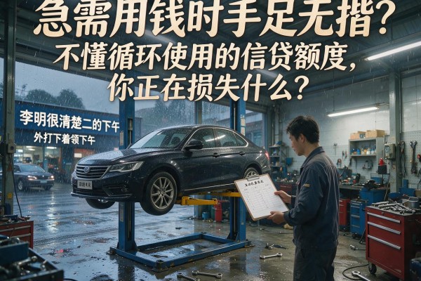 急需用钱时手足无措？不懂循环使用的信贷额度，你正在损失什么？