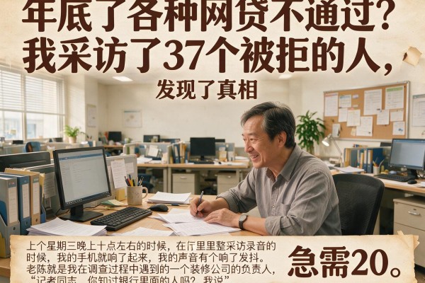 年底了各种网贷不通过？我采访了37个被拒的人，发现了真相