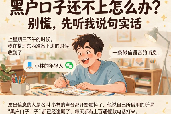 黑户口子还不上怎么办？别慌，先听我说句实话