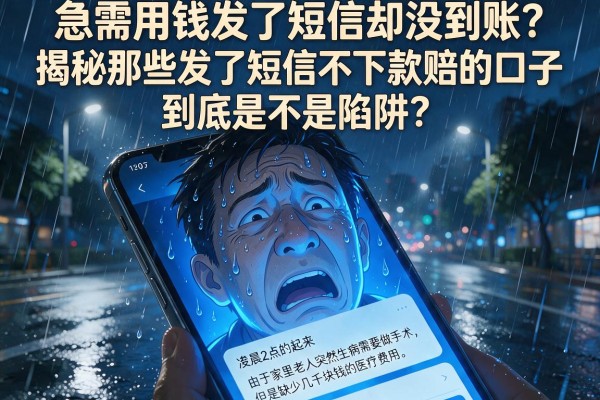 急需用钱发了短信却没到账？揭秘那些发了短信不下款赔的口子，到底是不是陷阱？
