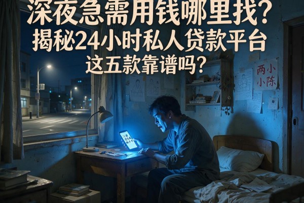 深夜急需用钱哪里找？揭秘24小时私人贷款平台，这五款靠谱吗？