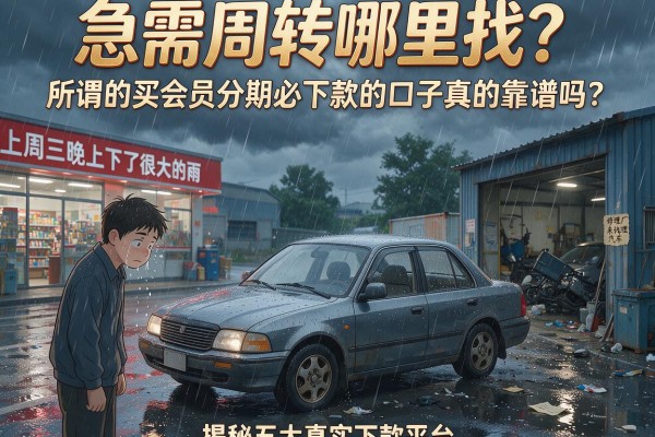 急需周转哪里找?所谓的买会员分期必下款的口子真的靠谱吗?揭秘五大真实下款平台