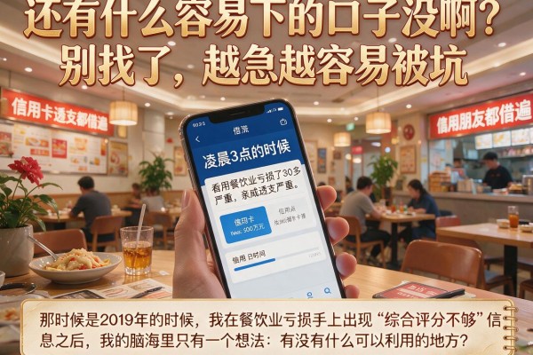 还有什么容易下的口子没啊？别找了，越急越容易被坑