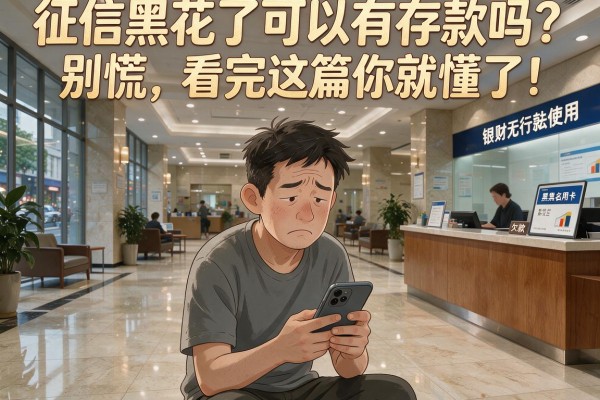 征信黑花了可以有存款吗？别慌，看完这篇你就懂了！
