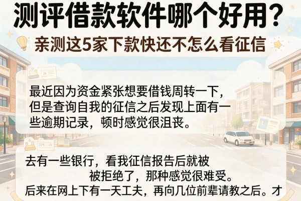 测评借款软件哪个好用？亲测这5家下款快还不怎么看征信
