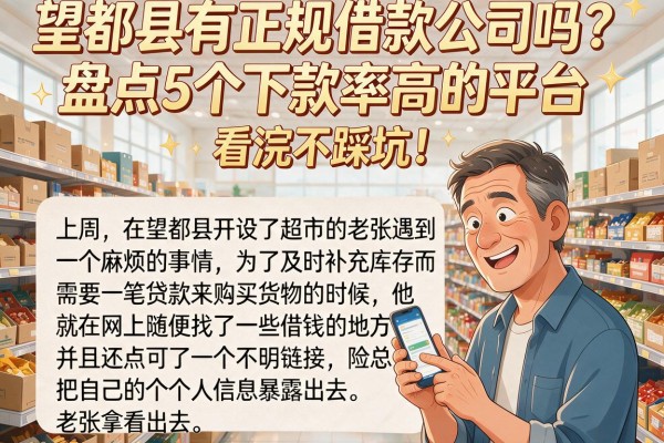 望都县有正规借款公司吗？盘点5个下款率高的平台，看完不踩坑！