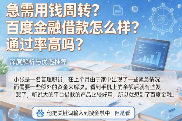 急需用钱周转？百度金融借款怎么样？通过率高吗？深度解析与优选推荐