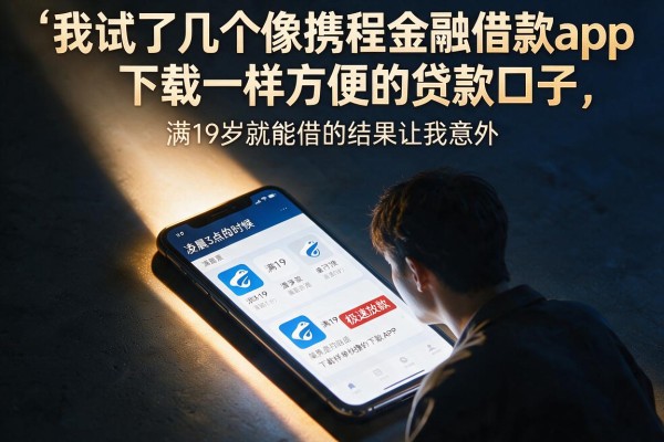 我试了几个像携程金融借款app下载一样方便的贷款口子，满19岁就能借的结果让我意外