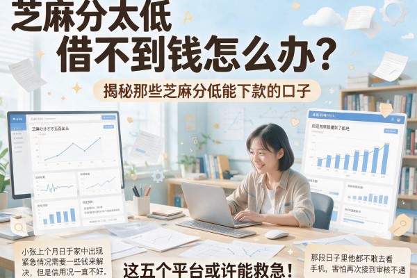 芝麻分太低借不到钱怎么办？揭秘那些芝麻分低能下款的口子，这五个平台或许能救急！