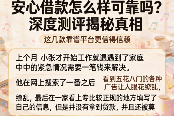 安心借款怎么样可靠吗？深度测评揭秘真相，这几款靠谱平台更值得信赖