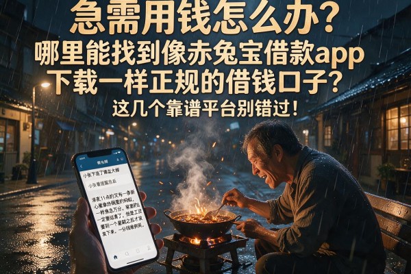 急需用钱怎么办？哪里能找到像赤兔宝借款app下载一样正规的借钱口子？这几个靠谱平台别错过！