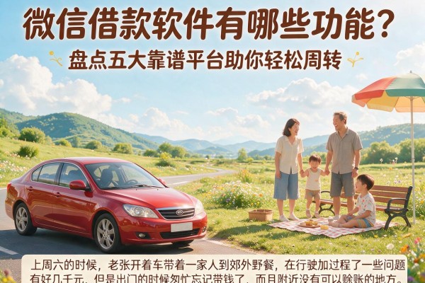 微信借款软件有哪些功能？盘点五大靠谱平台助你轻松周转