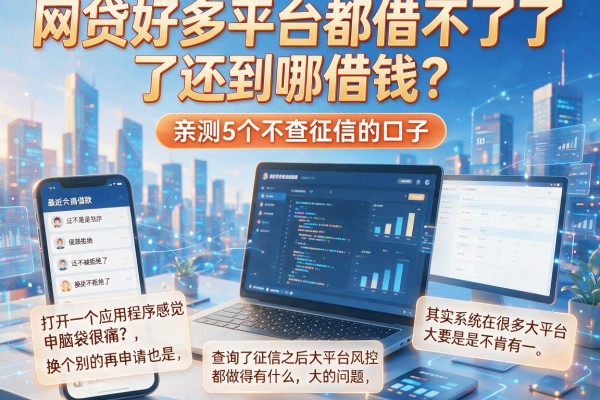 网贷好多平台都借不了了还到哪借钱？亲测5个不查征信的口子
