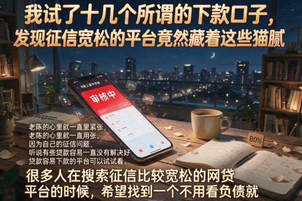 我试了十几个所谓的下款口子，发现征信宽松的平台竟然藏着这些猫腻