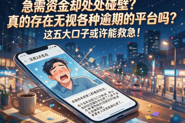 急需资金却处处碰壁？真的存在无视各种逾期的平台吗？这五大口子或许能救急！