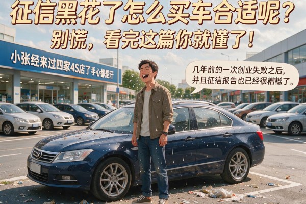 征信黑花了怎么买车合适呢？别慌，看完这篇你就懂了！