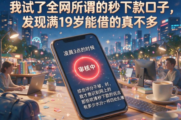 我试了全网所谓的秒下款口子,发现满19岁能借的真不多