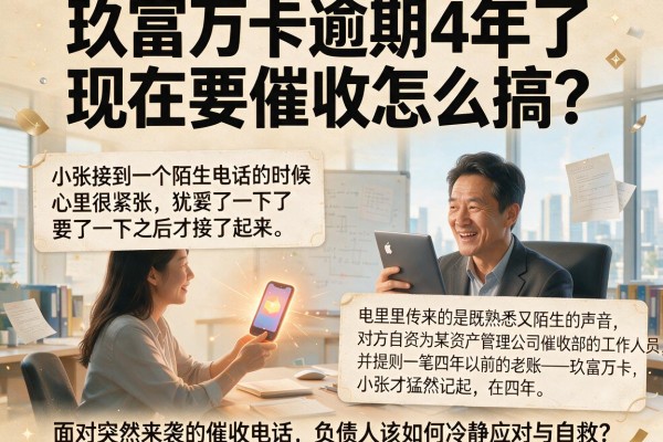 玖富万卡逾期4年了现在要催收怎么搞？面对突然来袭的催收电话，负债人该如何冷静应对与自救？