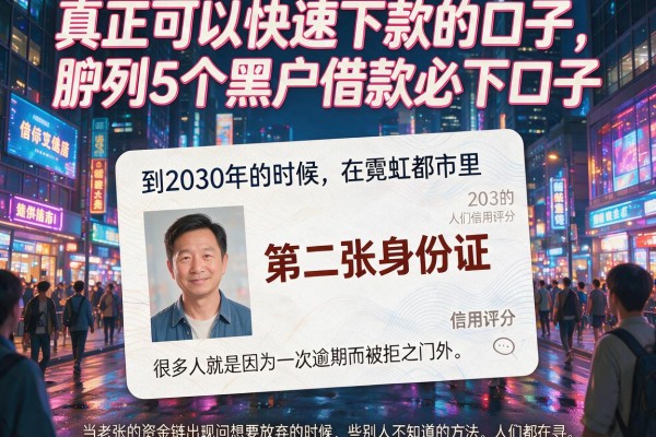 真正可以快速下款的口子，胪列5个黑户借款必下口子